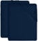 Utopia Bedding - 2er Set Spannbettlaken 160x200cm - Marineblau - Gebürstete Mikrofaser Spannbetttuch - 35 cm Tiefe Tasche