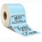 Joatuxul 2.25 x1.25 Blaue Thermodirekt-Etiketten, Thermo-Aufkleber, ölbeständig, wasserfest, kratzfest, DIY Thermodrucker Papier, selbstklebendes Papier, Barcode-Etiketten 1 Rolle, 1000 Etiketten