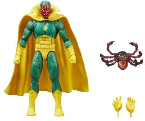 Marvel AVN Legends Classic 4 - Jouet pour Fans de Comics et de Héros - Figurine La Vision (BAF : The Void) de Super-Héros pour Garçons et Filles - Jouet Enfant 4 Ans et Plus - 15 cm