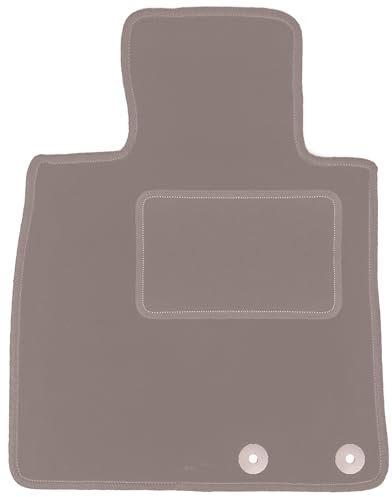 Wielganizator Automatte – Passend für Nissan Note II Schrägheck 2012- – Velours – Autozubehör - Praktische Fußmatte Auto – 1-teilig - beige