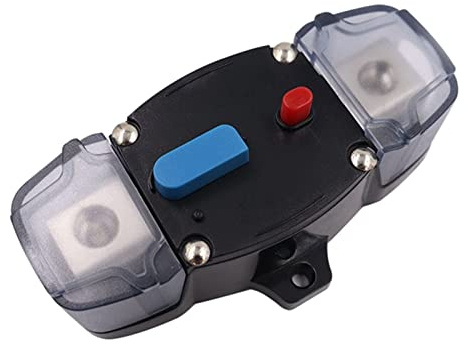 50A-300A Auto Circuit Breaker Fuse Reset Auto RV Yacht Boot Wasserdichter Netzteilschutz for Audiosystem Sicherung 12V-48V DC Automatischer Schalter (Color : 100a)