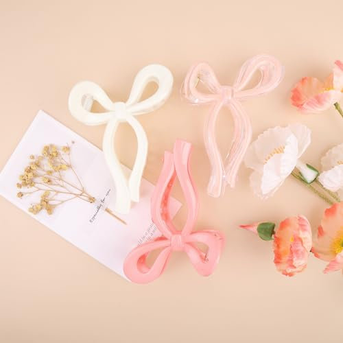 3 PCS pinces à cheveux pour femmes, pinces à cheveux en plastique, pinces à cheveux antidérapantes, accessoires de mode pour les cheveux, cadeaux pour les femmes et les adolescents.
