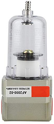 Régulateur de filtre à compresseur d'air, séparateur d'eau 1/4, réducteur de pression, piège à humidité, lubrifiant huile-eau, régulateur d'air comprimé pour compresseur et outils pneumatiques