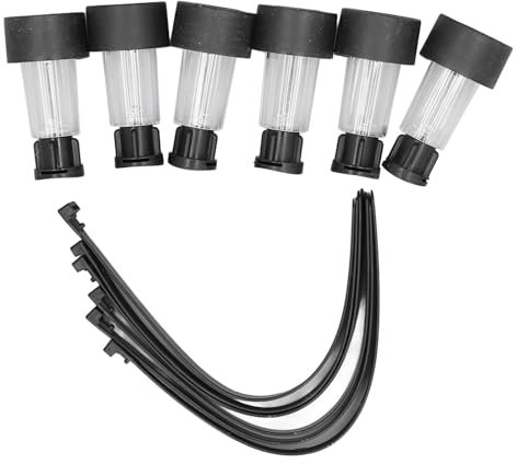 WOHPNLE Solar-LED-Poolleuchten, professionelle, wasserdichte, sichere und komfortable LED-Zaunleuchte für die Dekoration von Schwimmbadzäunen