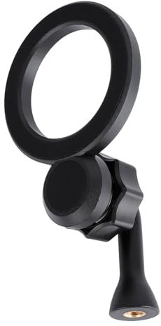 FPN Magnetic Tripod Holder Mount Adapter for MagSafe, Magnet Phone Holder Adapter with 1/4-20 Screw Hole for iPhone 12 13 14 15 16 Plus Pro Max All Series