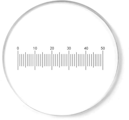 Okular-Kalibrierlineal Slides Mikroskop Mikroskop Mikroskop Kalibrierung Schieber Bühnenmikrometer