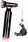 Pompe à air Portable GORIX pour vélo, gonfleur CO2 avec manomètre Presta Schrader (GX-CO2M)