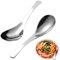 Thick Heavy-Weight Soup Spoons, Stainless Steel Soup Spoons, Table Spoons, Set of 2