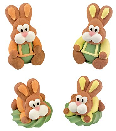 Günthart 48 Zucker Osterhasen, sitzend, sortiert, 1er Pack (1 x 342 g)