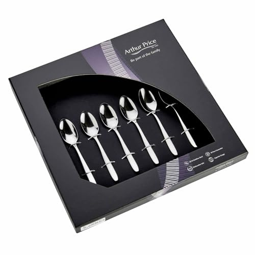 Arthur Price Cutlery Willow Set of 6 Coffee Spoons