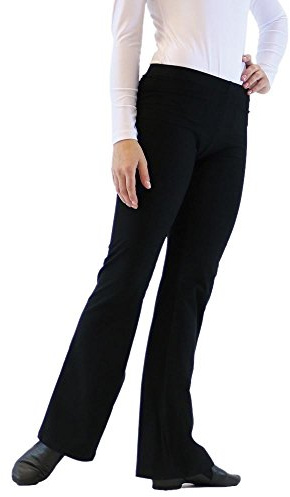 Danzcue Adult Jazz Pants Medium Black