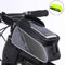 Fahrrad Rahmentasche, Fahrrad Oberrohrtasche Tasche, XPhonew wasserabweisend Fahrrad Handytasche Vorderes Rohr Rahmen Tasche Halter für iPhone XS MAX XR X 8 7 6S 6 Plus Samsung Smartphones bis 6 Zoll