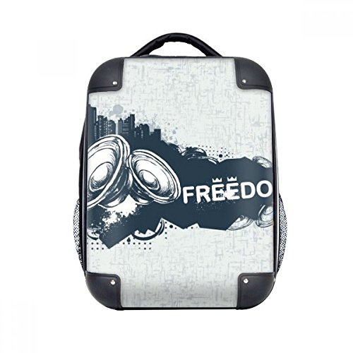 DIYthinker Graffiti-Straßen-Kultur Hip-Hop-Sprecher Hard Case Schulter Kind-Rucksack-Geschenk 15