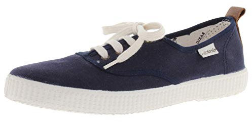 victoria Plano Tenis 1915 Inglesa con Tirador DE Piel 1066120-WOMEN para Mujer Marino 39