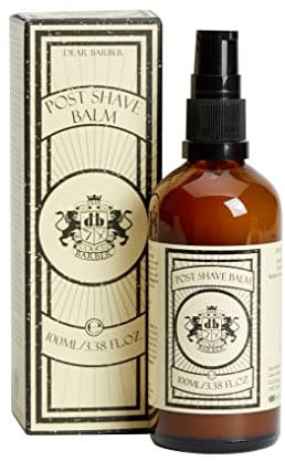 Dear Barber Feuchtigkeitsspendender After Shave Balsam für Männer, feuchtigkeitsspendender und pflegender After Shave Balsam, reduziert Hautirritationen, beruhigt Rötungen des Rasierers, Signature