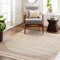 Livabliss Nairobi Wohnzimmer Boho, großer Schlafzimmer 200x274 cm - für Esszimmer mit geometrischem Muster, Skandinavischer Wohnzimmer modern in Braun und Beige