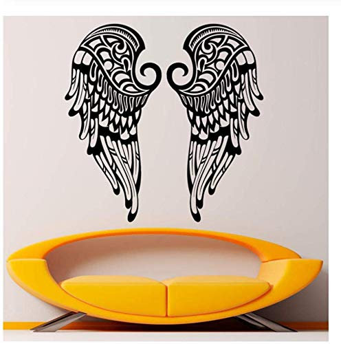 Schöne Engel Flügel Muster Wandtattoo Paar Flügel Flügel Aufkleber Jede Größe Beliebige Farben Benutzerdefinierte Vinyl Aufkleber Innendekor Home C404