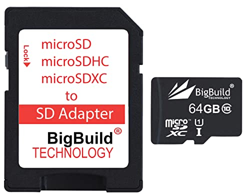 eMemoryCards - Scheda di memoria microSDXC da 64 GB, ultra veloce, 80 MB/s, per tablet Amazon Fire 7, 8 10, Plus, edizione per bambini