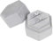 MaoXinTek Velvet Ring Box Ringschachtel Hochzeit Doppelring Schmuck Display Ohrring Geschenk Storage Mit Abnehmbarem Deckel für Ehe, Vorschlag, Verlobung, Hochzeit, Zeremonie