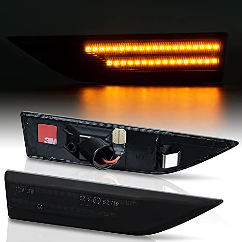 Recambo LED SEITENBLINKER passend für VW Caddy IV | BJ 2015-2020 | SCHWARZ
