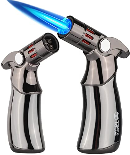 Butangas-Fackel Flamme Flamme verstellbare Flamme Sicherheitsverschluss zum Backen für Creme Brulee, Backen, Desserts und Anbraten - Butangas nicht im Lieferumfang enthalten