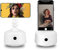 Support de Prise de Vue Intelligent avec Suivi Automatique des visag 【Aucune Application Nécessaire】 Perche à Selfie avec Rotation à 360° Support téléphone Tablette pour trépied - Streaming vidéo