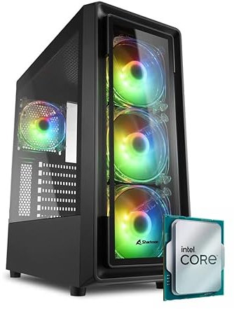 Gaming PC Assemblato i3 12100f - RTX 3050 8GB - SSD M.2 512GB nvme - Ram 16GB DDR4 3200Mhz - ARGB - Windows 11