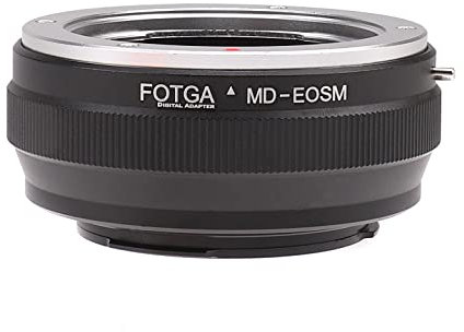 Hersmay MD-EOSM Objektivadapterring für Minolta MD MC Objektiv passend für Canon EOS M EF-M Kameragehäuse für Canon EOS M M2 M3 M5 M50 M5II M50II M10 M100
