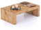 MOBILI FIVER, Angelica Couchtisch, rustikale Eiche, Made In Italy