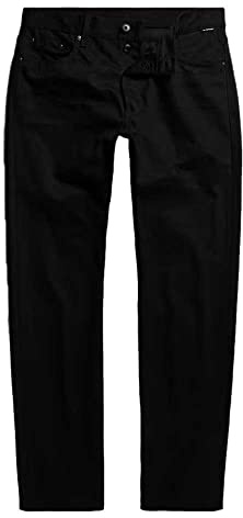 G-Star Men's Triple A Regular Straight Jeans, Black (pitch black D19161-D291-A810), 35W / 32L