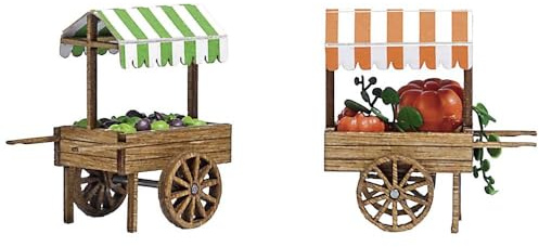 Busch 1826 H0 Marktkarren Kürbis & Salat Bausatz