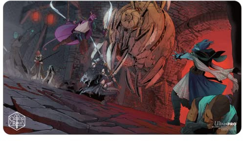 Ultra PRO - Critical Role Mighty Nein Card Playmat - Protect Your Cards During Gameplay from Scuffs & Scratches, Perfect as Oversized Mouse Pad for Gaming & Desk Mat