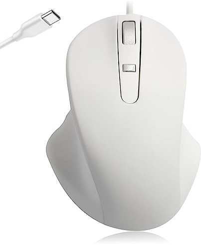 Matias USB-C Maus aus PBT, kabelgebunden, weiss