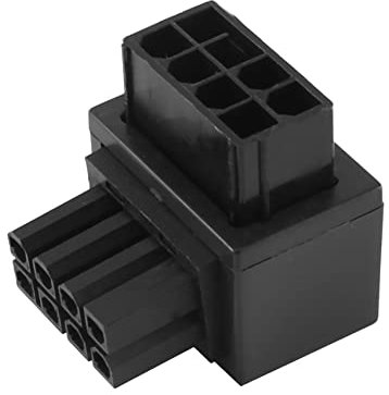 Este ATX 8-Pin-Buchse 90 Grad Gewinkelt auf 8-Pin-Stecker Netzteil GPU-Servolenkungsanschluss für Grafikkarten-GPU