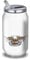 Trinkflasche aus Aluminium – Edelstahl (Thermoskanne 24 Stunden), wiederverwendbar, 330 ml bis 750 ml, Hommage moto, kompatibel mit moto Harley Davidson Adler (Edelstahl, Dose S, 330 ml)