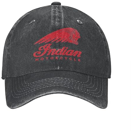 Baseballmütze Unisex Outdoor-Freizeit Frauen Indian Motorrad Logo Baseballkappe Getragener Hut Gewaschener Frühling Im Freien Alle Jahreszeiten Reise Weiche Hüte Ohne Struktur Geburtstagsgeschenk