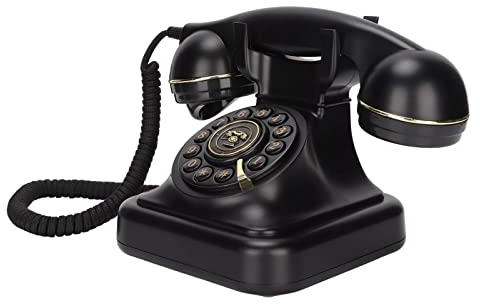 Telefono Cablato Telefono Fisso Vintage Elegante Telefono retrò Europeo alla Moda per Camera da Letto Studio Caffetteria Bar Decor