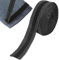 1 PC 10M Invisible Wonder Web Extra Strong Adhesion Convenient and Simple to Use Hemming Tape for Trousers Pants Clothes Dress Jeans Iron on Tape for Adult Kids (Black, 2.5CM Wide)
