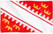 Runesol Drapeau Alsace, 91x152cm, 3ft x 5ft, 4 œillets, œillet dans chaque coin, Grand Est, alsacien, drapeaux de qualité supérieure, intérieur, extérieur, couleurs vives