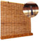 Bambus Rollo Wetterfest Outdoor Jalousine 160cm Breit 120cm Breit 80cm Breit Bambusrollos Bambus Raffrollo für Fenster Sichtschutz Braun für Balkon Außen/Innen (Color : Breit 160cm, Size : Hoch 160c