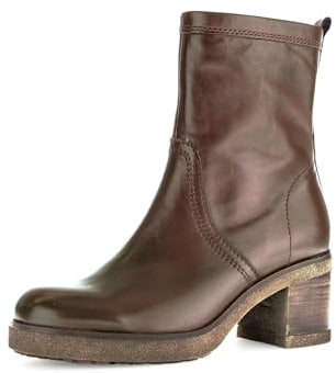 Gabor Damen Plateaustiefeletten, Frauen Stiefeletten,Moderate Mehrweite (G),Stiefel,Bootee,Booties,Sattel/EF(Mic/S.hell),37.5 EU / 4.5 UK