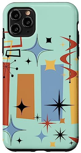 Hülle für iPhone 11 Pro Max Retro Mid Century Modern MCM Vibe Ästhetische Kitsch Kunst
