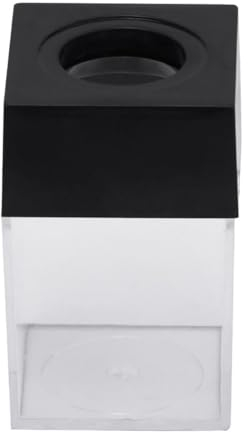 PATKAW 3pcs Magnetic Paper Clip Storage Box Magnetic Storage Case Creative Paper Clip Holder Office Desktop Paper Clip Dispenser for Home Office School Desk Accessories (Black).