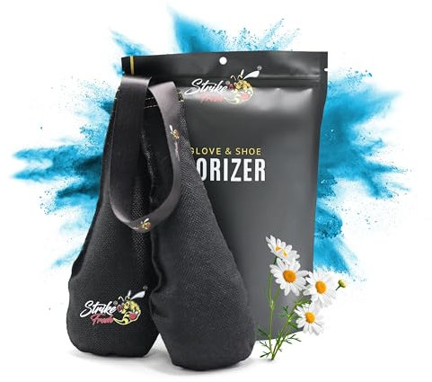 Strike Fresh Boxing Glove & Shoe Deodorizer, Absorbs Moisture, Improves Hygiene & Freshens, Shoe Odour Eliminator & Trainer Freshener, Ideal for All Sports, Perfect Fit (Fresh Linen Scent)