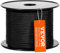 VEVOR Corda in Nylon Doppia Intrecciata, 32 Trefoli, 3,20 kN Resistenza alla Rottura, Arrampicata Arborist Escursionismo, Corda Roccia Campeggio Altalena Discesa 5 mm x 76.2 m, Corda in Nylon Nero