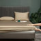 Bambus Spannbettlaken 90x200 cm Braun Antibakteriell Weich Spannbetttücher Kühlende 50% Bambus und Mikrofaser Spannbetttuch Boxspringbett Bettlaken Leintuch 90 x 200 Spannleintuch für bis 25cm Matraze