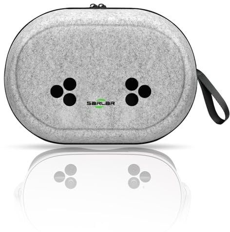 sarlar SY Tragetasche für Meta Quest 3S/Quest 3/Quest 2, Zubehör mit VR-Headset, Originalgurt, Controller, tragbarer Schutz, Hartschale mit geruchsfreiem Material für Reisen und Zuhause