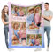 Easycosy Personalisierte Decke mit Foto aus 280g/m² Flanell, dickere Foto Decke selbst gestalten Kuscheldecke Fotodecke - Personalisierte Geschenke für Frauen Männer Mama Papa Freundin Haustier