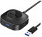 HOMSFOU 1pièce USB Hub Prise Multiples Adaptateur USB pour Ordinateur Portable avec Ports Câble De Matériau Et Finition Granuleuse
