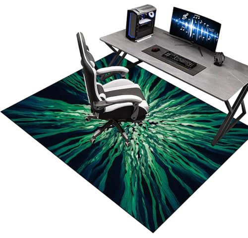 Heavy Duty Office Gaming Chair Mat for Carpeted and Hardwood Floor Protectors for Rolling Chairs Desk Chair Mat for Carpeted Floors Protect Your Floors and Furniture